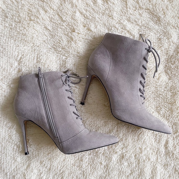 Something Navy Orchid Leather Bootie - Picture 4 of 8